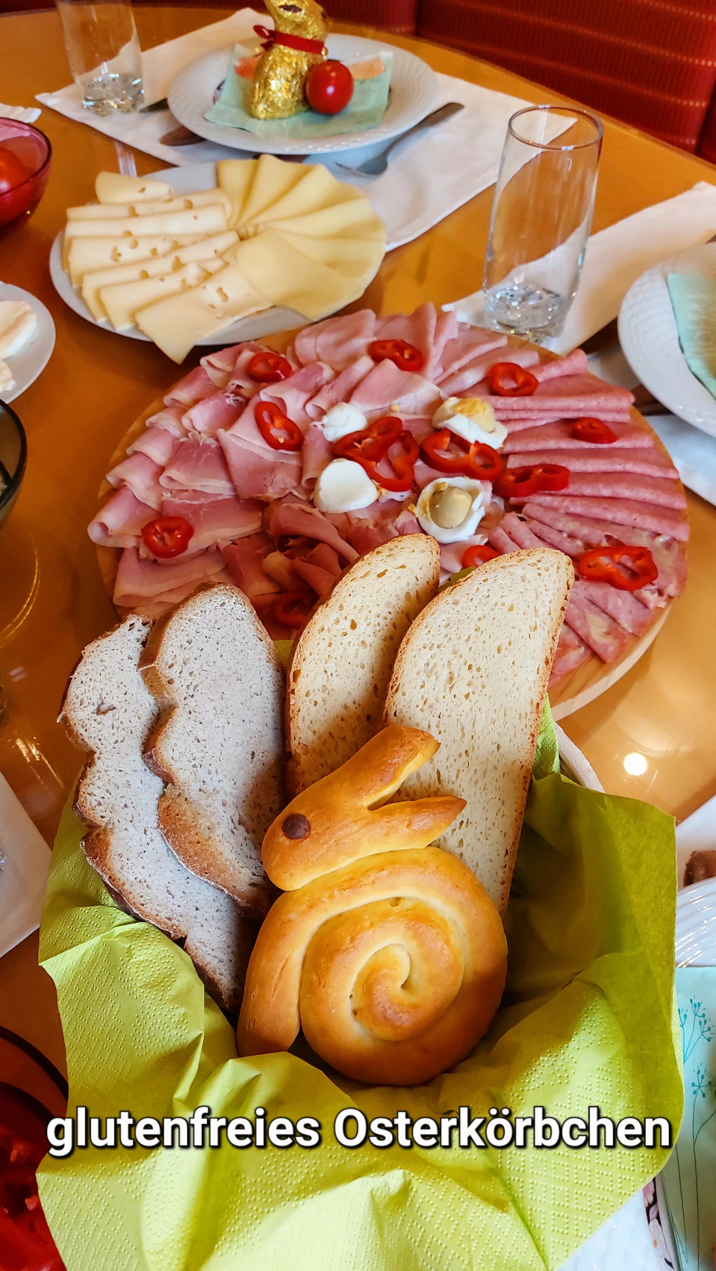 Gutschein für glutenfreien Backkurs Thema Ostern