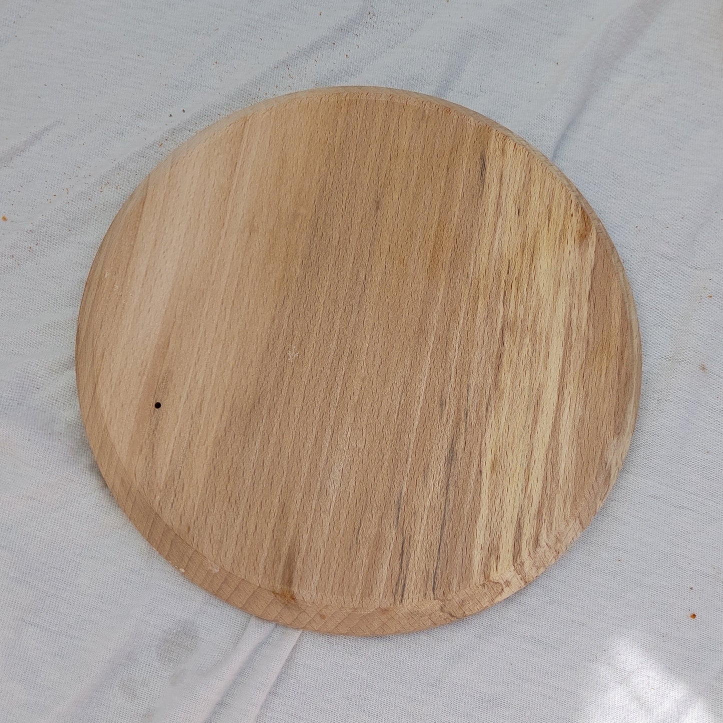 Glutenfreie Holzscheibe durchgestrichene Ähre groß