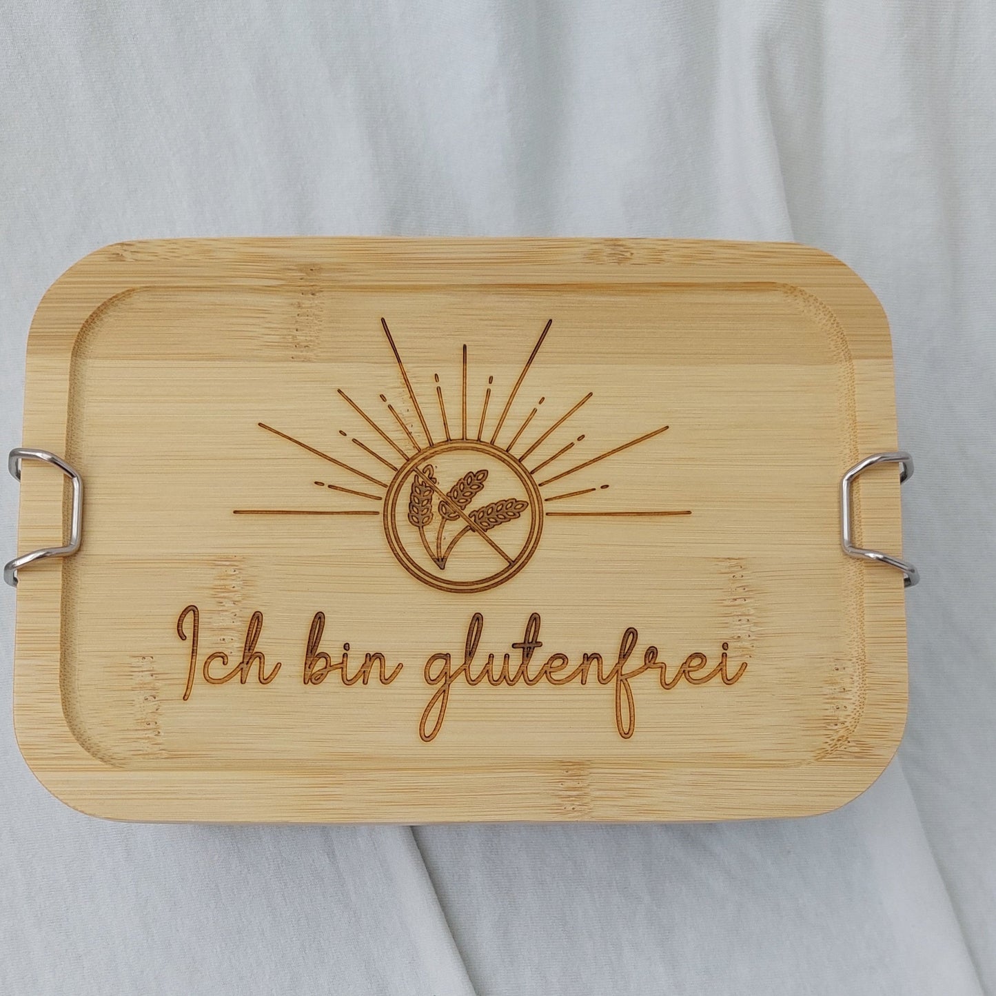 Glutenfreie Edelstahl Brotdose groß 1400 ml