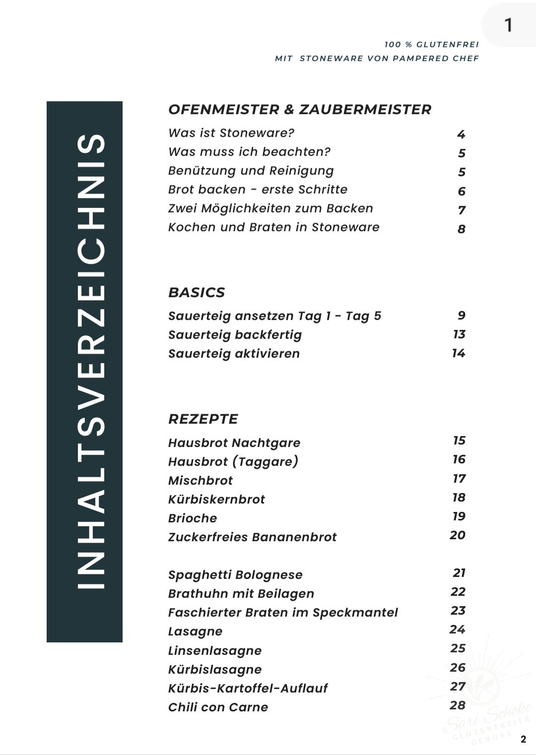 Glutenfeies E-Book Kochen und Backen im Ofenmeister/Zaubermeister mit Anleitung für Sauerteig